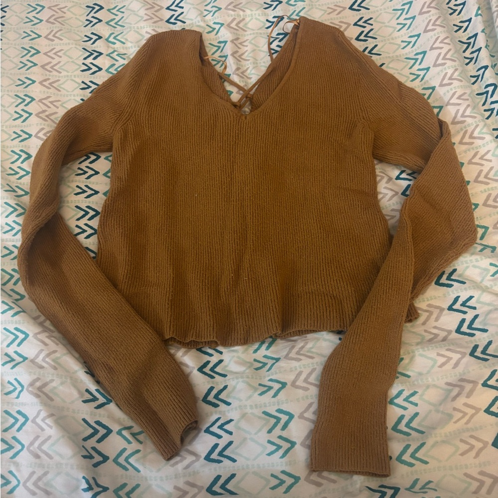 Arizona Jean Company Brown Knit Top
